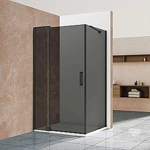Душевой уголок Vincea Extra VSR-1E101190CGB 110x90 стекло тонированное/профиль черный купить в интернет-магазине Sanbest