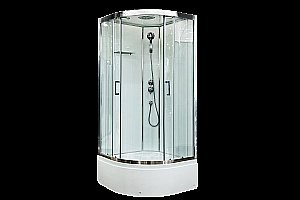 Душевая кабина Royal Bath FATO RB 90CK-T-CH 90 стекло прозрачное/профиль хром купить в интернет-магазине Sanbest