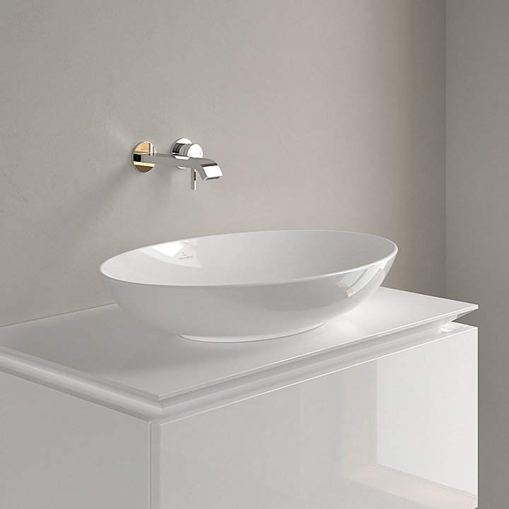 Раковина Villeroy&Boch Loop & Friends 4A480001 альпийский белый купить в интернет-магазине Sanbest