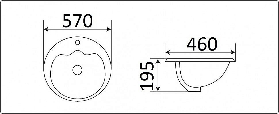 Раковина Ceramalux N 47 316 белая купить в интернет-магазине Sanbest