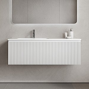 Тумба с раковиной Sancos Snob R 1.0 SNR1.0120LW/SNR1.0120RW Bianco для ванной в интернет-магазине Sanbest