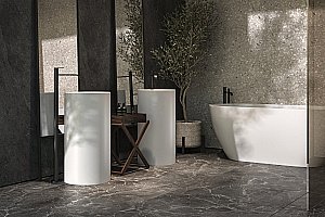 Раковина Holbi Andromeda 44 Nano Concrete 2.02.019.44.4 бетон купить в интернет-магазине Sanbest