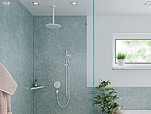 Полка Hansgrohe AddStoris 41741700 белая матовая купить в интернет-магазине сантехники Sanbest