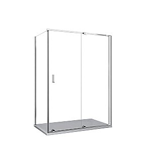 Душевой уголок CeruttiSpa Premiata 120x90 Premiata 120-8 стекло прозрачное/профиль хром купить в интернет-магазине Sanbest