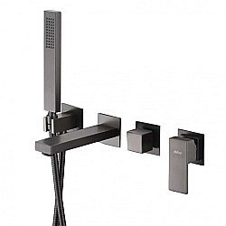 Смеситель для ванны ABBER Daheim AF8230NG никель купить в интернет-магазине сантехники Sanbest