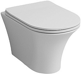 Унитаз подвесной Grossman GR-4444 безободковый, с крышкой микролифт купить в интернет-магазине Sanbest