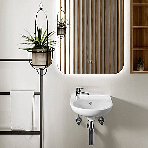 Смеситель для раковины Villeroy&Boch O.novo Start TVW10514111061 хром купить в интернет-магазине сантехники Sanbest