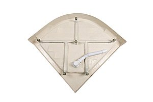 Душевая кабина DTO L 909 N  90х90 с гидромассажем купить в интернет-магазине Sanbest