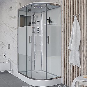 Душевая кабина Niagara Ultra NG-303-01R, низкий поддон, гидромассаж, радио, 120x80 см купить в интернет-магазине Sanbest