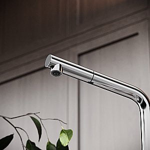 Смеситель для кухни Sancos Spin SC4015BN брашированный никель купить в интернет-магазине сантехники Sanbest