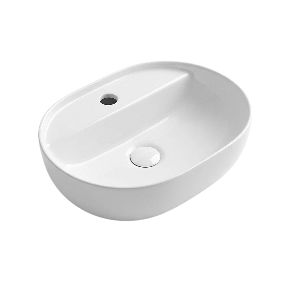 Раковина накладная GID Armonia 42 4230 белый купить в интернет-магазине Sanbest