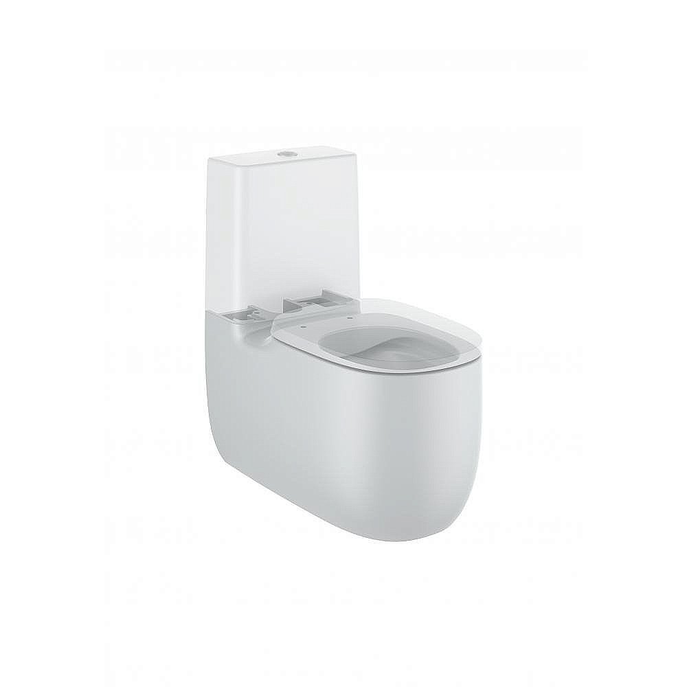 Унитаз напольный Roca Beyond 3420B9630 безободковый, с бачком, жемчужный купить в интернет-магазине Sanbest