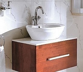 Раковина накладная Ceramalux Luxe Classic 60 2150 белая купить в интернет-магазине Sanbest