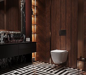 Унитаз подвесной Vincea Globo VT1-74T безободковый, смыв торнадо, с крышкой микролифт, белый купить в интернет-магазине Sanbest