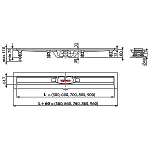 Душевой лоток Timo SP10-90 купить в интернет-магазине Sanbest