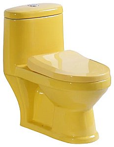 Унитаз моноблок детский Gid Tr2192y желтый, с крышкой микролифт купить в интернет-магазине Sanbest