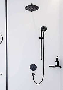 Полка Hansgrohe AddStoris 41741670 черная купить в интернет-магазине сантехники Sanbest