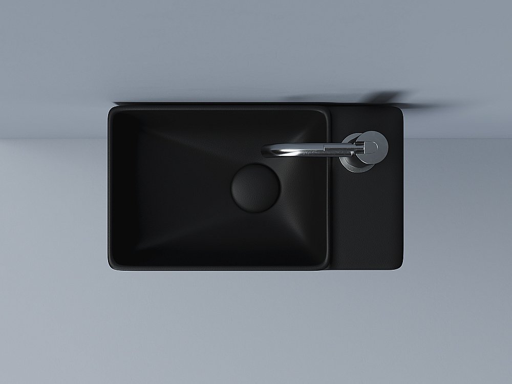 Раковина Ceramica Nova Element 39 CN5045MB черная матовая купить в интернет-магазине Sanbest