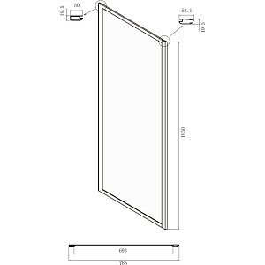 Душевой уголок Ambassador Forsa NX 80NX + 17021103NX 120х80 купить в интернет-магазине Sanbest