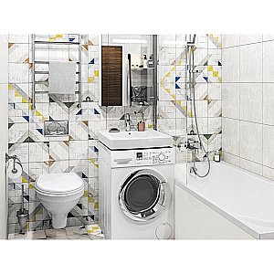 Раковина на стиральную машину Santek Пилот 62 1.WH11.0.569 белая купить в интернет-магазине Sanbest