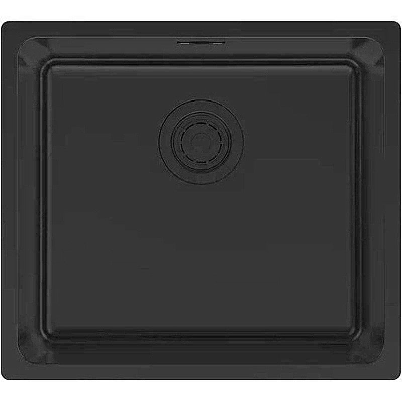Кухонная мойка Paulmark Yuni 49 YU49-MBN черная матовая купить в интернет-магазине сантехники Sanbest
