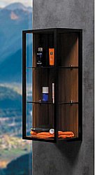 Пенал Armadi Art Loft низкий темное дерево для ванной в интернет-магазине сантехники Sanbest