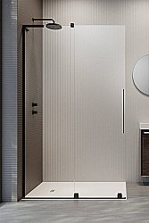 Душевое ограждение Radaway Furo SL Black Walk-in 90 10306488-54-01 стекло прозрачное/профиль черный матовый купить в интернет-магазине Sanbest