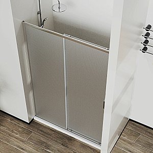 Душевая дверь Vincea City 110 VDS-5CT110MT стекло текстурное/профиль хром купить в интернет-магазине Sanbest