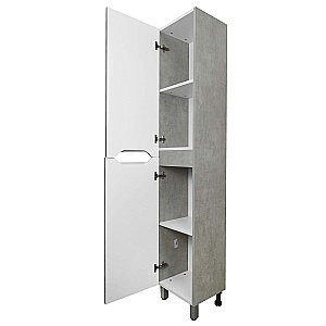 Пенал напольный Loranto Florena 36 светлый бетон для ванной в интернет-магазине сантехники Sanbest