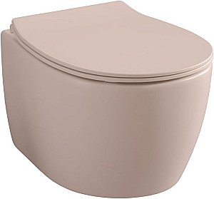 Унитаз Allen Brau Fantasy 4.11004.SM безободковый, розовый купить в интернет-магазине Sanbest