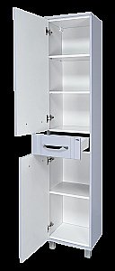 Пенал напольный Misty Терра 40 П-Тер0504050-1Я серый для ванной в интернет-магазине сантехники Sanbest