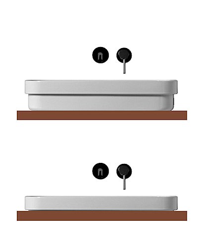 Раковина накладная Kerasan Tribeca 60 514301 белая купить в интернет-магазине Sanbest