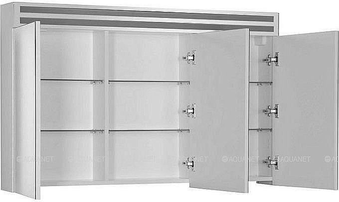 Зеркальный шкаф De Aqua Эколь 184807 100 белый купить в интернет-магазине сантехники Sanbest