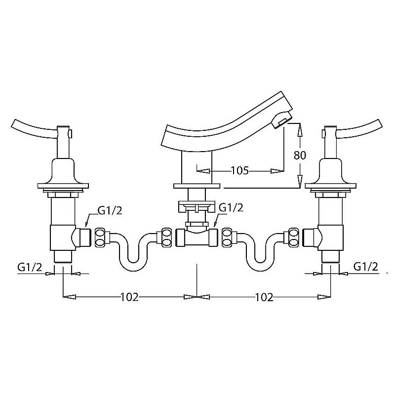 Смеситель для раковины Kaiser Logo 47122 купить в интернет-магазине сантехники Sanbest