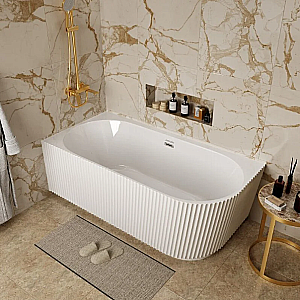 Ванна акриловая Grossman Cristal 170х75 GR-2206FL белая левая купить в интернет-магазине Sanbest