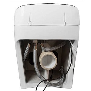 Унитаз приставной RGW SW-30 63420130-01 белый, безободковый, с крышкой микролифт, слив торнадо купить в интернет-магазине Sanbest