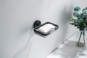 Мыльница Aquatek Бетта AQ4633MB черная матовая купить в интернет-магазине сантехники Sanbest