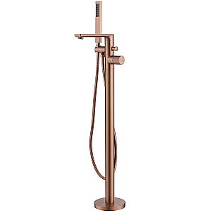 Смеситель для ванны Abber Rund AF8715MRG розовое золото матовое купить в интернет-магазине сантехники Sanbest