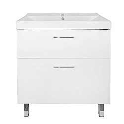 Тумба с раковиной Azario Ника 70Н CS00094407 белая для ванной в интернет-магазине Sanbest