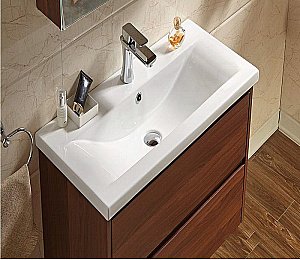 Раковина Ceramalux N 71,5 9393-70 белая купить в интернет-магазине Sanbest