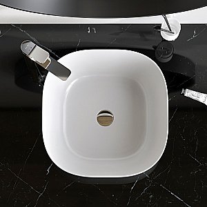 Раковина накладная AM.PM Func 43 M8FWCC30430WG белая купить в интернет-магазине Sanbest