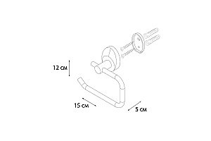 Держатель туалетной бумаги FIXSEN EUROPA FX-21810B купить в интернет-магазине сантехники Sanbest