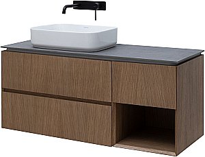 Тумба с раковиной Allen Brau INFINITY 120 L натуральный дуб для ванной в интернет-магазине Sanbest