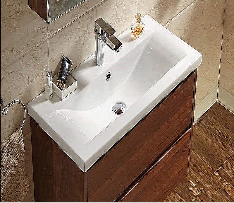 Раковина Ceramalux N 71,5 9393-70 белая купить в интернет-магазине Sanbest