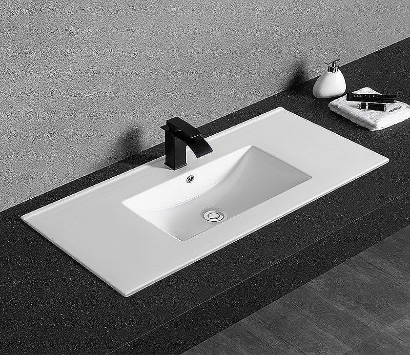 Раковина Ceramalux N 81 YJ-803-80 белая купить в интернет-магазине Sanbest