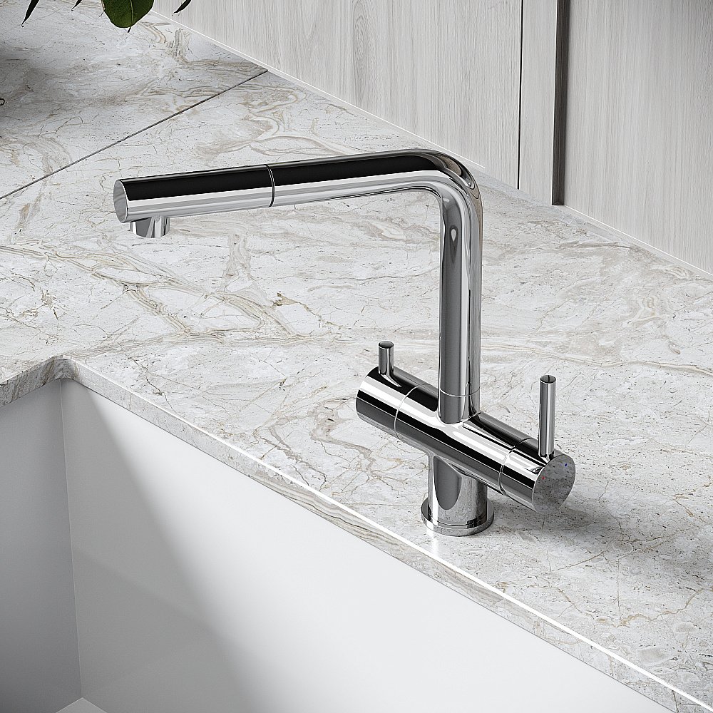 Смеситель для кухни Sancos Spin SC4015CH хром купить в интернет-магазине сантехники Sanbest