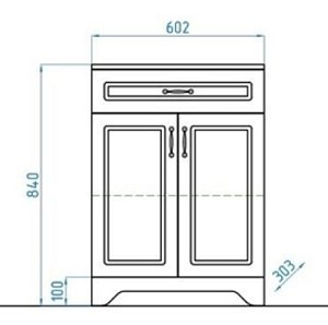 Тумба с раковиной Style Line Олеандр-2 90 для ванной в интернет-магазине Sanbest