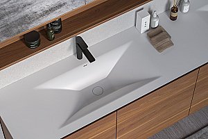 Раковина Holbi Sirius 56 Soft Rock 1.02.004.11.1 белая матовая купить в интернет-магазине Sanbest