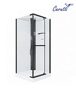 Душевая кабина Ceruttispa MiMi90B 90x90 стекло прозрачное купить в интернет-магазине Sanbest