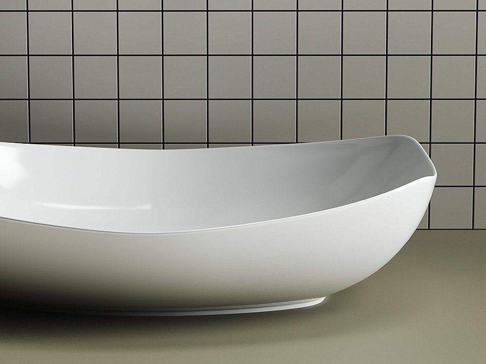 Раковина накладная Ceramica Nova Element CN5016 белая купить в интернет-магазине Sanbest